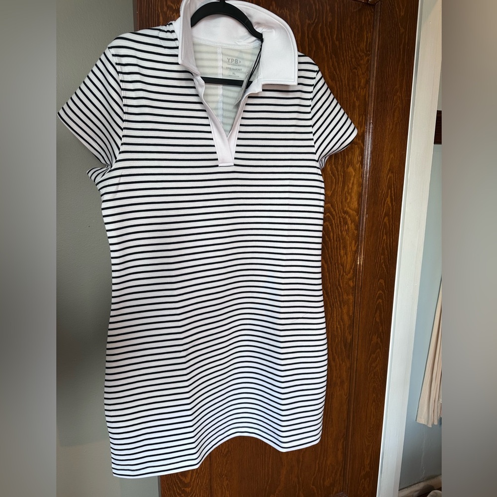 YPB neoKNIT Unlined Polo Mini Dress - NWT